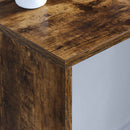 vidaXL Falra szerelhető íróasztal Füstölt tölgy 100 x 45 x 30 cm