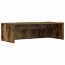 vidaXL Falra szerelhető íróasztal Füstölt tölgy 100 x 45 x 30 cm