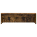 vidaXL Falra szerelhető íróasztal Füstölt tölgy 100 x 45 x 30 cm
