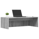 vidaXL Falra szerelhető íróasztal Szürke Sonoma 100 x 45 x 30 cm