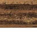 vidaXL Falra szerelhető íróasztal Öreg fa 100 x 45 x 30 cm Faanyag