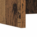 vidaXL Falra szerelhető íróasztal Öreg fa 100 x 45 x 30 cm Faanyag