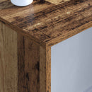 vidaXL Falra szerelhető íróasztal Öreg fa 100 x 45 x 30 cm Faanyag