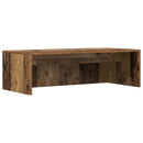 vidaXL Falra szerelhető íróasztal Öreg fa 100 x 45 x 30 cm Faanyag