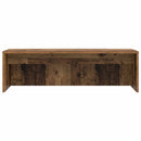 vidaXL Falra szerelhető íróasztal Öreg fa 100 x 45 x 30 cm Faanyag