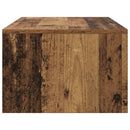 vidaXL Falra szerelhető íróasztal Öreg fa 100 x 45 x 30 cm Faanyag