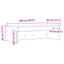 vidaXL Falra szerelhető íróasztal Öreg fa 100 x 45 x 30 cm Faanyag