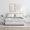 vidaXL Falpolc Falra szerelhető Fehér 38 x 19 x 19 cm Faanyag