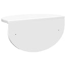 vidaXL Falpolc Falra szerelhető Fehér 38 x 19 x 19 cm Faanyag