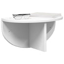 vidaXL Falpolc Falra szerelhető Fehér 38 x 19 x 19 cm Faanyag