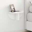 vidaXL Falpolc Falra szerelhető 2 pcs Fehér 38 x 19 x 19 cm Faanyag