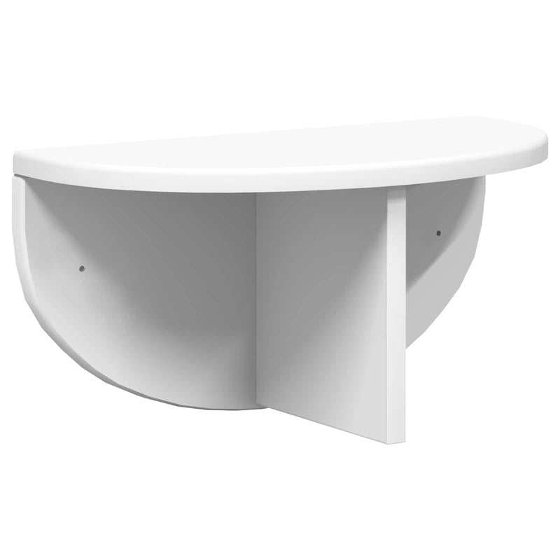 vidaXL Falpolc Falra szerelhető 2 pcs Fehér 38 x 19 x 19 cm Faanyag