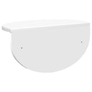 vidaXL Falpolc Falra szerelhető 2 pcs Fehér 38 x 19 x 19 cm Faanyag