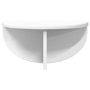 vidaXL Falpolc Falra szerelhető 2 pcs Fehér 38 x 19 x 19 cm Faanyag