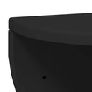 vidaXL Falpolc Falra szerelhető Fekete 38 x 19 x 19 cm Faanyag