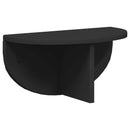 vidaXL Falpolc Falra szerelhető Fekete 38 x 19 x 19 cm Faanyag