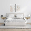 vidaXL Falpolc 2 pcs Sonoma tölgy 38 x 19 x 19 cm Faanyag