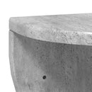 vidaXL Falpolc Falra szerelhető Beton Szürke 38 x 19 x 19 cm Faanyag