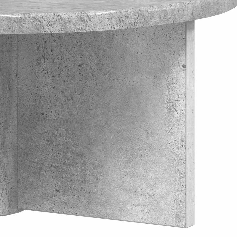vidaXL Falpolc 2 pcs Beton Szürke 38 x 19 x 19 cm Faanyag