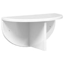 vidaXL Falpolc Magas Fényű Fehér 38 x 19 x 19 cm Faanyag