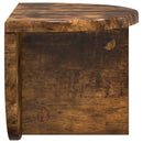 vidaXL Falpolc Falra szerelhető Füstölt tölgy 38 x 19 x 19 cm Faanyag