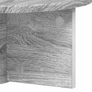 vidaXL Falpolc Falra szerelhető Szürke Sonoma 38 x 19 x 19 cm Faanyag