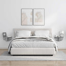 vidaXL Falpolc Falra szerelhető Szürke Sonoma 38 x 19 x 19 cm Faanyag