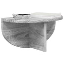 vidaXL Falpolc 2 pcs Szürke Sonoma 38 x 19 x 19 cm Faanyag