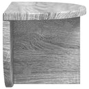 vidaXL Falpolc 2 pcs Szürke Sonoma 38 x 19 x 19 cm Faanyag