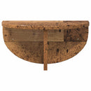 vidaXL Falpolc Falra szerelhető Öreg fa 38 x 19 x 19 cm Faanyag