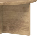 vidaXL Falpolc Falra szerelhető Artisan tölgy 38 x 19 x 19 cm