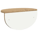 vidaXL Falpolc Falra szerelhető Artisan tölgy 38 x 19 x 19 cm Faanyag