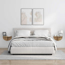 vidaXL Falpolc 2 pcs Artisan tölgy 38 x 19 x 19 cm Faanyag