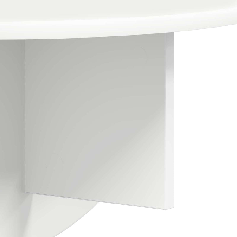 vidaXL Falpolc Falra szerelhető Fehér 38 x 19 x 19 cm Faanyag