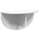vidaXL Falpolc Falra szerelhető Fehér 48 x 24 x 24 cm Szerelt Fa