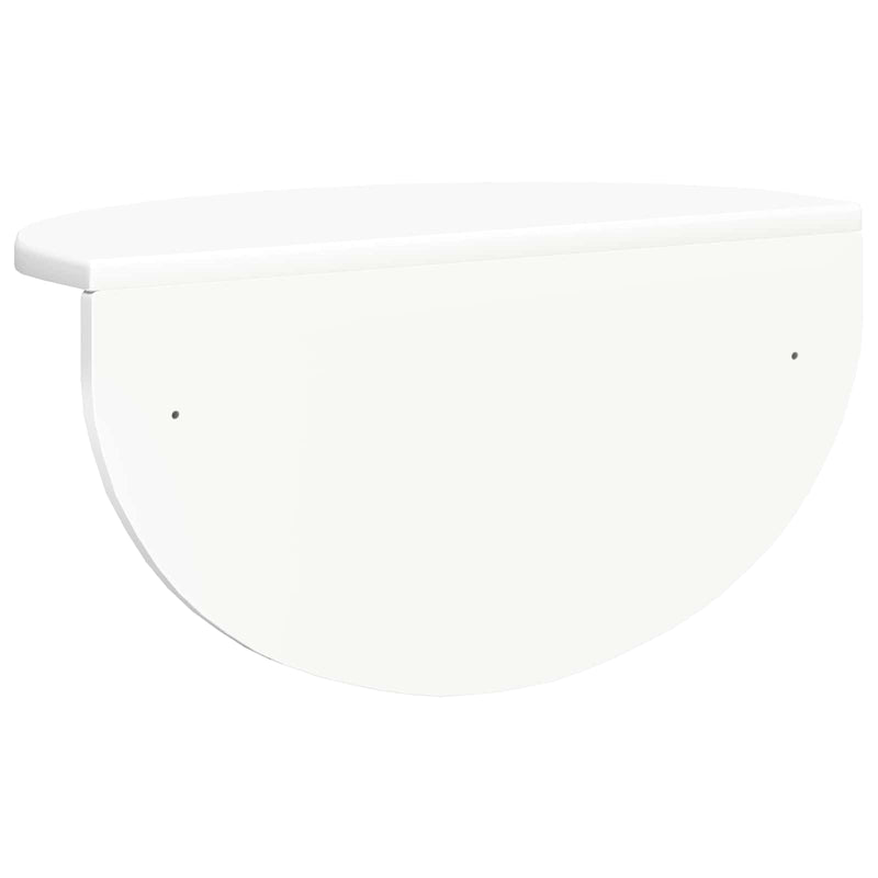 vidaXL Falpolc Falra szerelhető Fehér 38 x 19 x 19 cm Faanyag