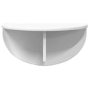 vidaXL Falpolc Falra szerelhető Fehér 48 x 24 x 24 cm Szerelt Fa