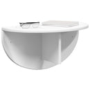 vidaXL Falpolc Falra szerelhető Fehér 38 x 19 x 19 cm Faanyag