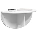 vidaXL Falpolc Falra szerelhető Fehér 48 x 24 x 24 cm Faanyag