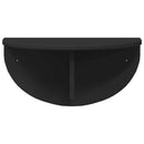 vidaXL Falpolc Falra szerelhető Fekete 48 x 24 x 24 cm Faanyag