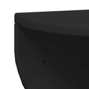 vidaXL Falpolc Falra szerelhető 2 pcs Fekete 38 x 19 x 19 cm Faanyag