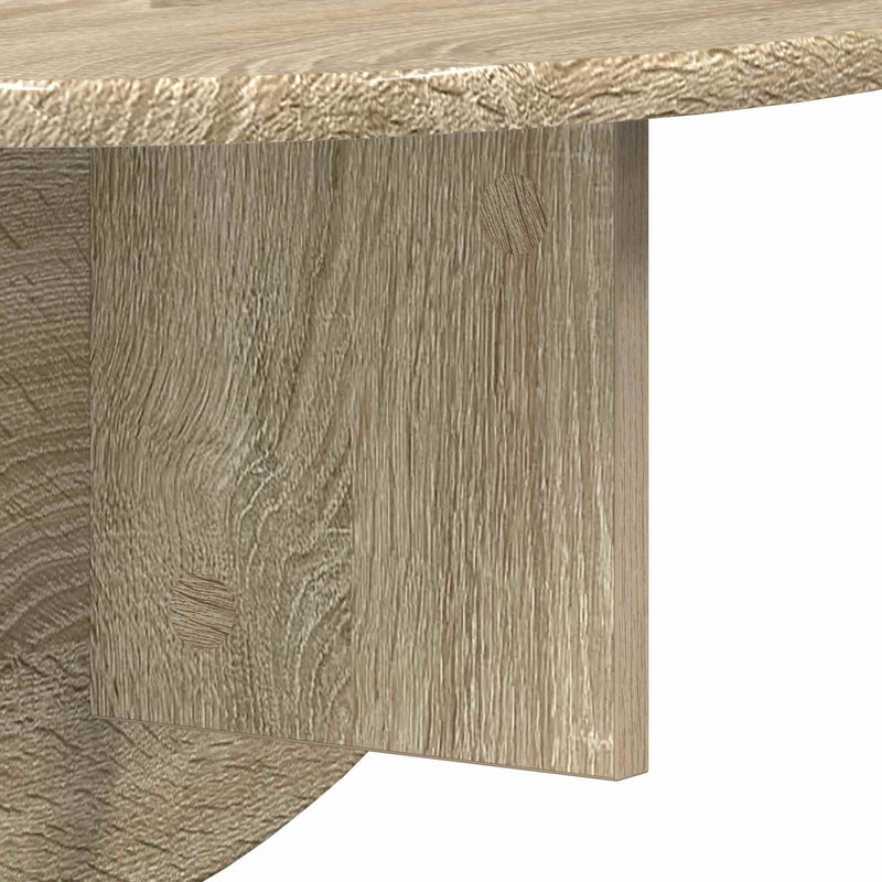 vidaXL Falpolc Falra szerelhető Sonoma tölgy 38 x 19 x 19 cm Faanyag