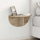 vidaXL Falpolc Falra szerelhető Sonoma tölgy 48 x 24 x 24 cm