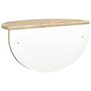 vidaXL Falpolc Falra szerelhető Sonoma tölgy 38 x 19 x 19 cm Faanyag