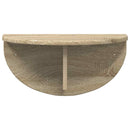 vidaXL Falpolc Falra szerelhető Sonoma tölgy 38 x 19 x 19 cm Faanyag