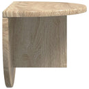vidaXL Falpolc Falra szerelhető Sonoma tölgy 48 x 24 x 24 cm