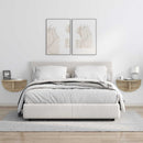 vidaXL Falpolc 2 pcs Sonoma tölgy 38 x 19 x 19 cm Faanyag