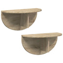 vidaXL Falpolc 2 pcs Sonoma tölgy 48 x 24 x 24 cm Faanyag