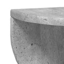 vidaXL Falpolc Falra szerelhető Beton Szürke 38 x 19 x 19 cm Faanyag