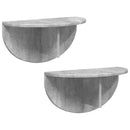 vidaXL Falpolc 2 pcs Beton Szürke 48 x 24 x 24 cm Faanyag